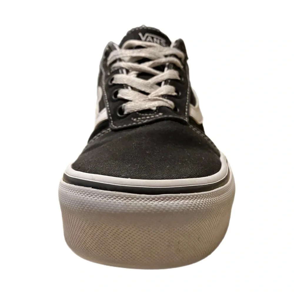 COPY - Vans Old Skool Sneakers - Women's Size 8 (Black with White Stripe) - Picture 4 of 5